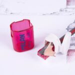 Milan Nata® 624 Temperamatite con contenitore - Lama in acciaio - Colore rosa/bianco - immagine 4