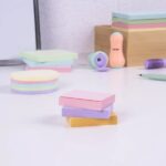 Milan Pastel Confezione con 3 blocchi da 100 foglietti adesivi rimovibili 38x50 mm - Colori pastello assortiti - immagine 2