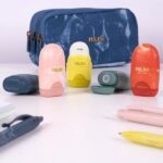 Milan Lava Capsule Afilaborra - Temperamatite e gomma da cancellare - Lama di sicurezza in acciaio - Colori assortiti a caso - immagine 2