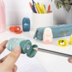 Milan Lava Capsule Afilaborra - Temperamatite e gomma da cancellare - Lama di sicurezza in acciaio - Colori assortiti a caso - immagine 4