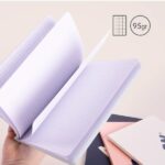 Milan 430 Taccuino rilegato Formato A6 Griglia 5x5 - 48 fogli da 95 g/m² - Microperforato - Copertina morbida - Colore rosa - immagine 3