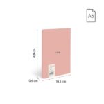 Milan 430 Taccuino rilegato Formato A6 Griglia 5x5 - 48 fogli da 95 g/m² - Microperforato - Copertina morbida - Colore rosa - immagine 5