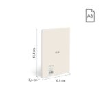 Milan 430 Taccuino rilegato Formato A6 Griglia 5x5 - 48 fogli da 95 g/m² - Microperforato - Copertina morbida - Colore Beige - immagine 5