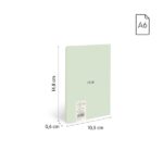 Milan 430 Taccuino rilegato Formato A6 Quadretti 5x5 - 48 fogli da 95 g/m² - Microperforato - Copertina morbida - Colore verde - immagine 5