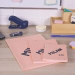 Milan 430 Taccuino rilegato in colla formato A6 fogli bianchi - 48 fogli da 95 g/m² - Microperforato - Copertina morbida - Colore rosa - immagine 4
