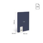 Milan 430 Taccuino rilegato in colla formato A6 fogli bianchi - 48 fogli da 95 g/m² - Microperforato - Copertina morbida - Colore blu - immagine 5