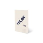 Milan 430 Taccuino rilegato Formato A5 Griglia 5x5 - 48 fogli da 95 g/m² - Microperforato - Copertina morbida - Colore Beige