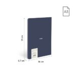 Milan 430 Taccuino rilegato in formato A5 a righe da 1 linea da 7 mm - 48 fogli da 95 g/m² - Microperforato - Copertina morbida - Colore blu - immagine 4