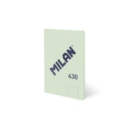 Milan 430 Taccuino rilegato in colla formato A5 fogli bianchi - 48 fogli da 95 g/m² - Microperforato - Copertina morbida - Colore verde