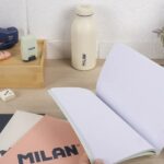 Milan 430 Taccuino rilegato in colla formato A5 fogli bianchi - 48 fogli da 95 g/m² - Microperforato - Copertina morbida - Colore verde - immagine 2