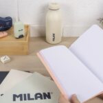 Milan 430 Taccuino rilegato in colla formato A5 fogli bianchi - 48 fogli da 95 g/m² - Microperforato - Copertina morbida - Colore rosa - immagine 2