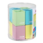 Safta Confezione da 8 portamatite - Silicone - Resistenti e flessibili - Facili da pulire - Presentati in scatola di PVC - 195x230 mm - Colori assortiti