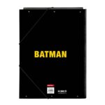 Safta Batman Game Over Cartella con 3 alette - Copertina rigida rivestita - Formato folio - Chiusura con elastici - 260x25x335 mm - Colore nero - immagine 2