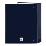 Safta el Ganso Eclipse Raccoglitore a 4 anelli 40 mm - Copertina rigida rivestita - Formato Folio - 270x60x330 mm - Colore blu navy - immagine 2