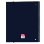 Safta el Ganso Eclipse Raccoglitore con 4 anelli da 35 mm - Copertine rigide rivestite - Ricarica da 100 fogli - Griglia 5x5 mm - Chiusura elastica - Separatori inclusi - 270x35x320 mm - Colore blu navy - immagine 2