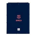 Safta F.C.Barcelona 2ª Equipacion Cartella con 3 alette - Copertina rigida rivestita - Formato folio - Chiusura con elastici - Resistente e durevole - 260x25x335 mm - Colore blu navy - immagine 2