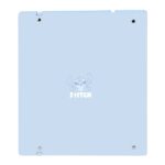 Safta Stitch Beach Raccoglitore a 4 anelli da 35 mm - Copertine in PP Foam - Ricarica da 100 fogli - Quadretti 5x5 mm - Chiusura elastica - Separatori inclusi - 270x40x320 mm - Colore azzurro - immagine 2