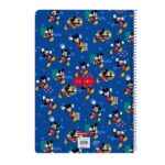 Safta Mickey Mouse Today Taccuino con spirale - Formato Folio - 80 fogli di carta 80 g/m² - Quadretti 4x4 mm - Copertina rigida laminata - Margine laterale - 215x10x310 mm - Colore blu - immagine 2