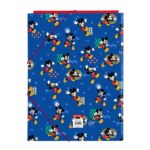 Safta Mickey Mouse Today Cartella con 3 alette - Copertina rigida rivestita - Chiusura con elastici - 260x25x335 mm - Colore blu - immagine 2