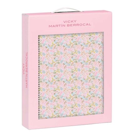 Safta VMB Set di taccuino A4 e sacchetto regalo - Presentato con finestra trasparente - Manico in PVC - 280x60x350 mm - Colore rosa