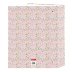 Safta VMB Raccoglitore a 4 anelli da 40 mm - Copertina rigida rivestita - Formato Folio - 270x60x330 mm - Colore rosa - immagine 2