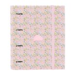 Safta VMB Raccoglitore a 4 anelli da 35 mm - Copertina rigida rivestita - Ricarica da 100 fogli - Griglia 5x5 mm - Chiusura elastica - Divisori interni - 270x35x320 mm - Colore rosa