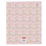 Safta VMB Raccoglitore a 4 anelli da 35 mm - Copertina rigida rivestita - Ricarica da 100 fogli - Griglia 5x5 mm - Chiusura elastica - Divisori interni - 270x35x320 mm - Colore rosa - immagine 2