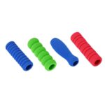 Safta Confezione da 48 Adattatori - Materiale Morbido - Adatto per Entrambe le Mani - Riduce l'Affaticamento - Compatibile con Matite e Penne a Sfera - Colori Assortiti - immagine 2