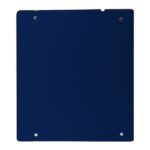Safta Cartellina con 4 anelli da 35 mm - Copertina in plastica - Ricarica 100 fogli - Chiusura elastica - Fessura per penna - Divisori interni - 270x40x320 mm - Colore blu navy - immagine 2