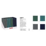 Safta Espositore con 12 raccoglitori a 4 anelli da 35 mm - Copertine in PP Foam - Chiusura elastica - Fessura per penna - Include 100 fogli A4 - Griglia 5x5 mm - Colori assortiti - immagine 2