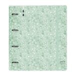 Safta Raccoglitore a 4 anelli da 35 mm - Copertine in PP Foam - Ricarica da 100 fogli - Chiusura elastica - Fessura per penna - Tasca interna - 270x40x320 mm - Colore Menta