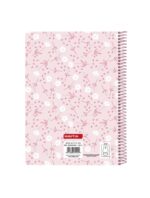 Safta Miffy Fiori Blocco Note - Spirale - Stampa Divertente - 135x19x179mm - Colore Rosa - immagine 2