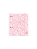 Safta Miffy Fiori Raccoglitore a 4 anelli 35 mm - Copertine rigide rivestite - Ricarica 100 fogli - Chiusura elastica - Griglia 5x5 mm - Grammatura 80 g/m² - 270x35x320 mm - Colore rosa - immagine 2
