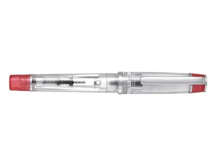 Pilot Prera Penna Stilografica - Corpo Trasparente - Include Convertitore e Cartuccia d'Inchiostro - Colore Rosso