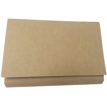 Gio By Elba Sottocartella con tasca e patta formato Folio Kraft bicolore - Cartoncino resistente da 240 g - Tasca e patta per una maggiore protezione - Design bicolore Kraft