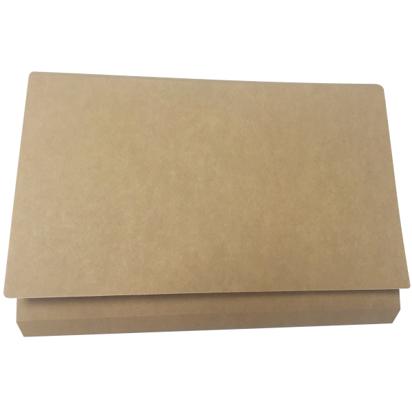 Gio By Elba Sottocartella con tasca e patta formato Folio Kraft bicolore - Cartoncino resistente da 240 g - Tasca e patta per una maggiore protezione - Design bicolore Kraft
