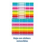 Oxford Europeanbinder Live & Go A4+ Pack con raccoglitore formato A4+ con ricambio da 100 fogli + confezione da 4 pennarelli Pelikan Testmarker 490 - Copertina in polistirolo - Chiusura con elastico - Colore nero - immagine 4