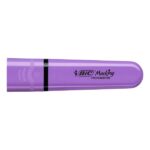 Bic Marking Highlighter Flat Pack da 6 evidenziatori fluorescenti - Punta smussata - Tratto tra 1,20 e 4,60 mm - Inchiostro a base d'acqua - Colori assortiti - immagine 4