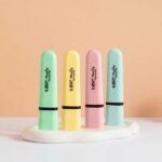 Bic Marking Highlighter Flat Pastel Confezione da 4 evidenziatori fluorescenti - Punta smussata - Tratto tra 1,20 e 4,60 mm - Inchiostro a base d'acqua - Colori pastello assortiti - immagine 4
