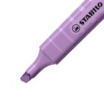Stabilo Swing Cool Naturecolors Wildflower Pennarello fluorescente - Corpo piatto - Punta smussata - Tratto tra 1 e 4 mm - Inchiostro a base d'acqua - Antisecante - Colore lilla grigiastro - immagine 3