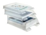 Leitz Plus Standard Vassoio da tavolo Portadocumenti - Formato A4 - Colore Traslucido - immagine 3