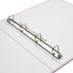 Hama Raccoglitore a 4 anelli Dorso da 39 mm - Copertina plastificata - 29 x 32,5 cm - Colore rosa - immagine 4