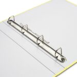 Hama Raccoglitore a 4 anelli Dorso da 39 mm - Copertina plastificata - 29x32,5 cm - Colore giallo - immagine 4