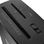 Hama Prime M50Cd-B Distruggidocumenti manuale - 220 W - 13 L - 68 dB - Distrugge fino a 6 fogli - 2,5 m/min - Microtaglio P-5 - Adatto a CD/DVD - Distrugge nastri magnetici e carte - 31x16,4x38 cm - Colore nero - immagine 4