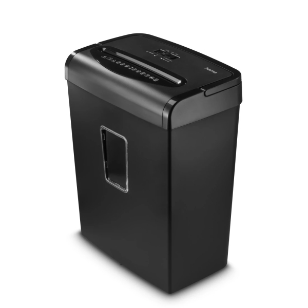 Hama Prime M80 Distruggidocumenti manuale - 400 W - 20 L - Distrugge fino a 9 fogli - 2 m/min - Micro-Cut P-5 - Adatto a CD/DVD - Distrugge nastri magnetici e tessere - 32 Hama Prime M80 Distruggidocumenti manuale - 400 W - 20 L - Distrugge fino a 9 fogli - 2 m/min - Micro-Cut P-5 - Adatto a CD/DVD - Distrugge nastri magnetici e tessere - 32