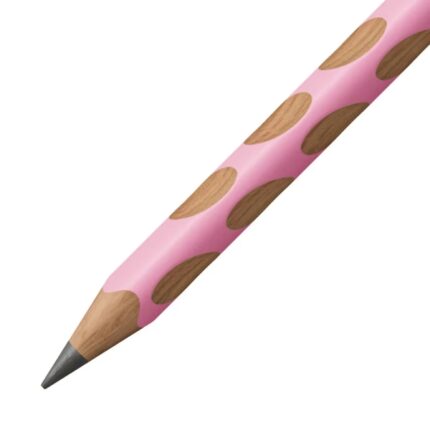 15 mm - Design ergonomico - Per destrimani - Colore rosa pastello