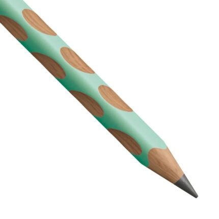 15 mm - Design ergonomico - Per mancini - Colore verde pastello
