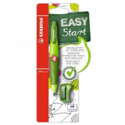 Stabilo Easyergo Pack con matita a scatto + temperino - Minetta HB da 3