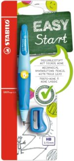 Stabilo Easyergo Pack con matita a scatto + temperino - Mina HB da 3