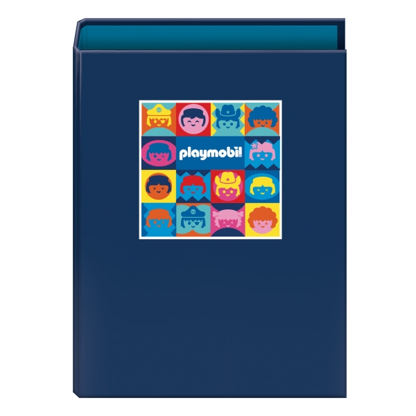 Dohe Playmobil Raccoglitore a 4 anelli misti da 40 mm - Formato Folio - Copertina in cartone rivestito plastificato